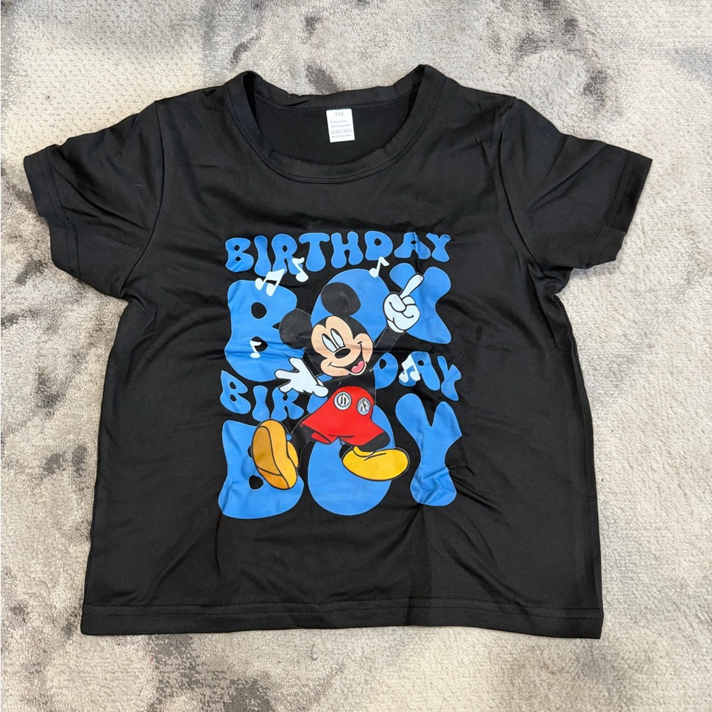 NWOT Disney birthday boy shirt size 3T